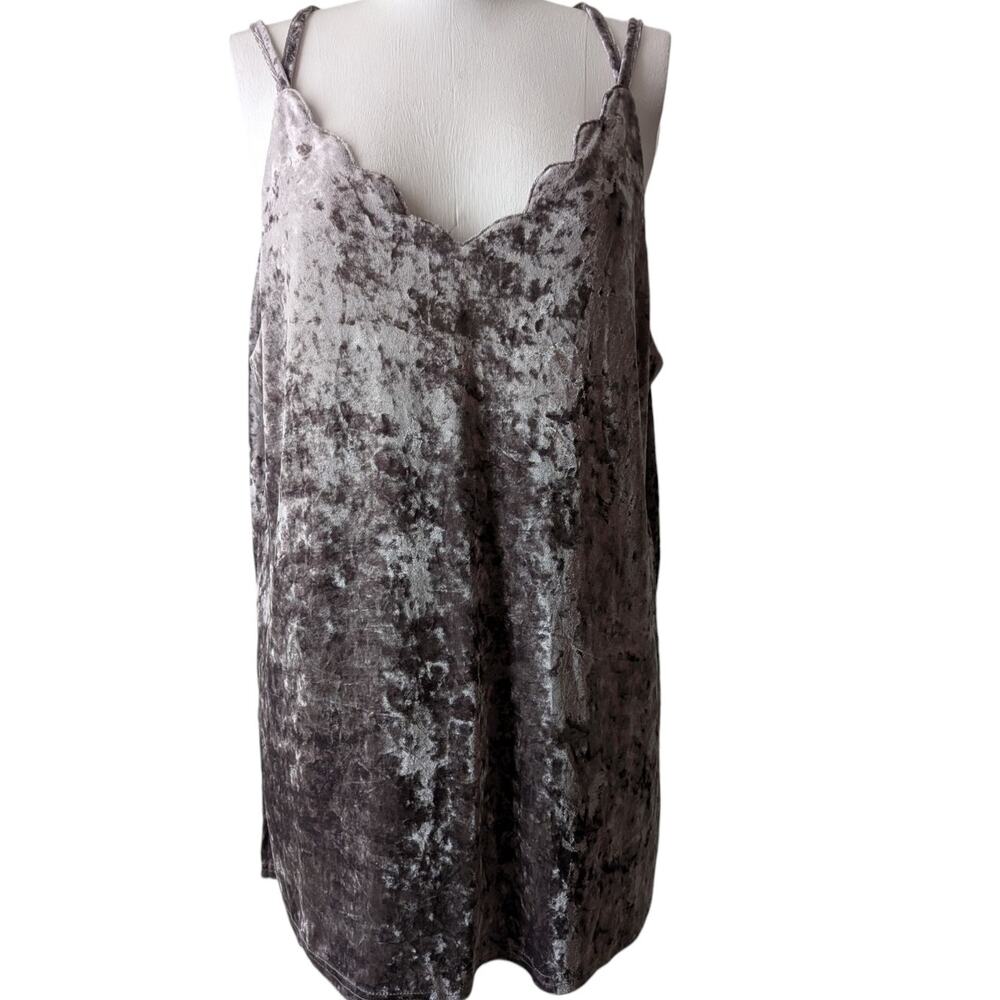 umgee velvet tank top